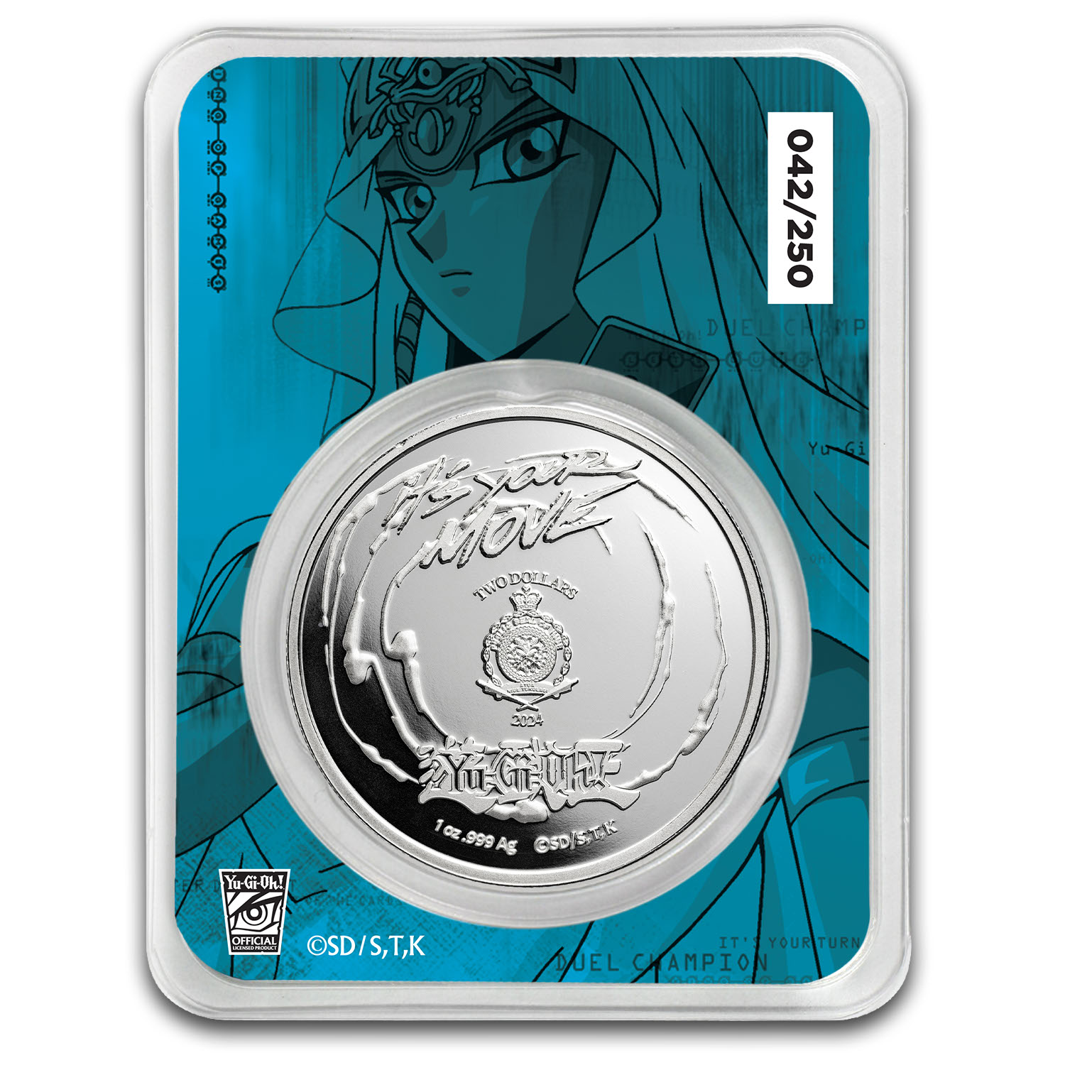 ニウエ 2024 遊戯王 イシズ・イシュタール 銀貨 BU TEP入り